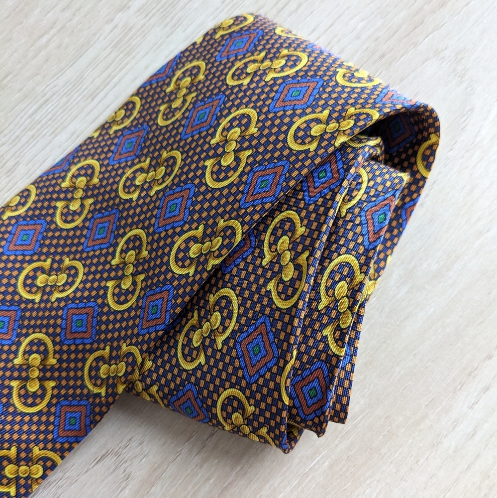 Celine Printed Mens Tie - Picture 9 of 9